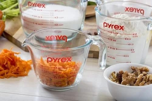 Glass Measuring Cups Set (2-Pack) - 1 & 2 Cup for Baking, Cooking, Microwave & Dishwasher Safe