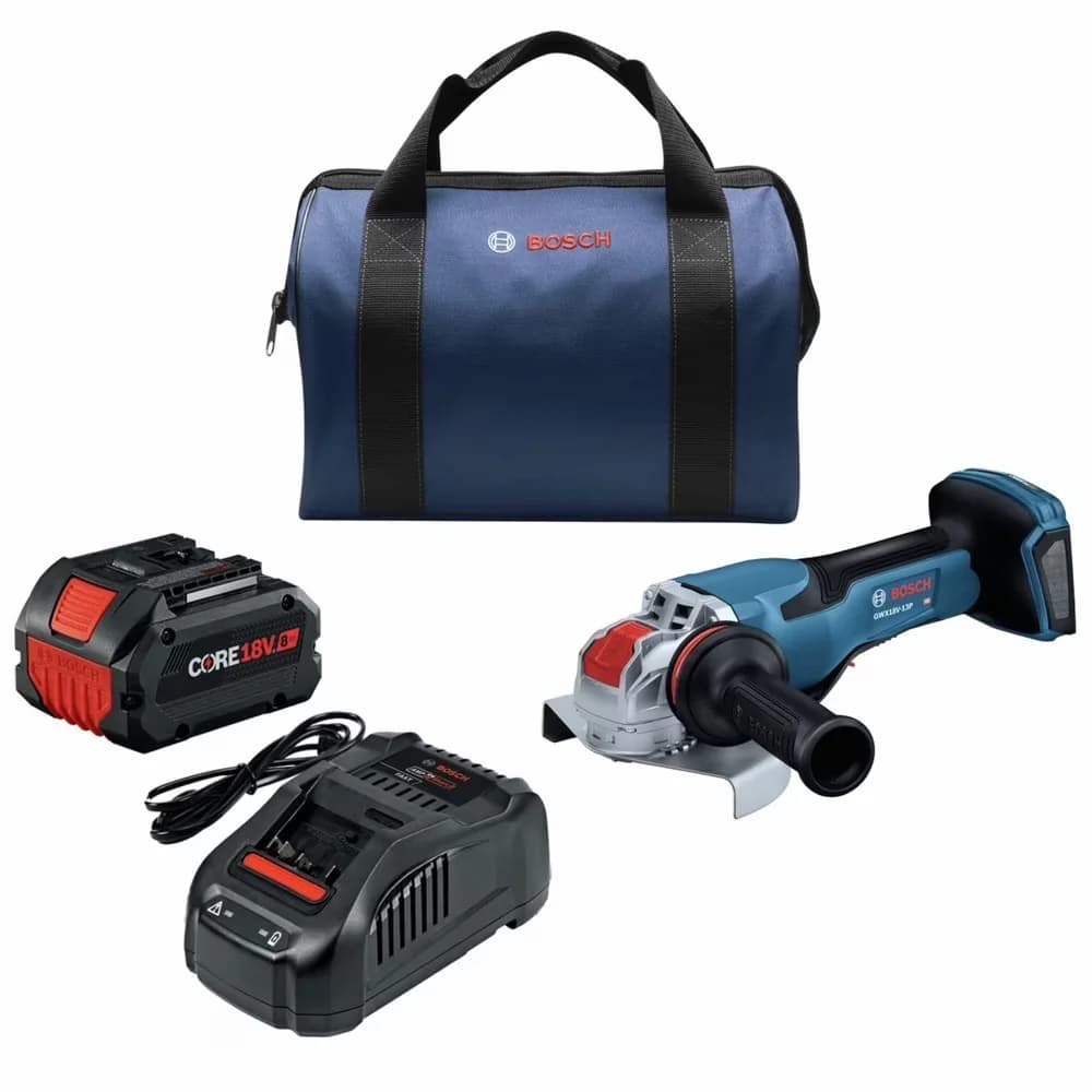 Innovative Woodworking with 18V, 6 in. Cordless X-LOCK Angle Grinder Kit - Model 138F90