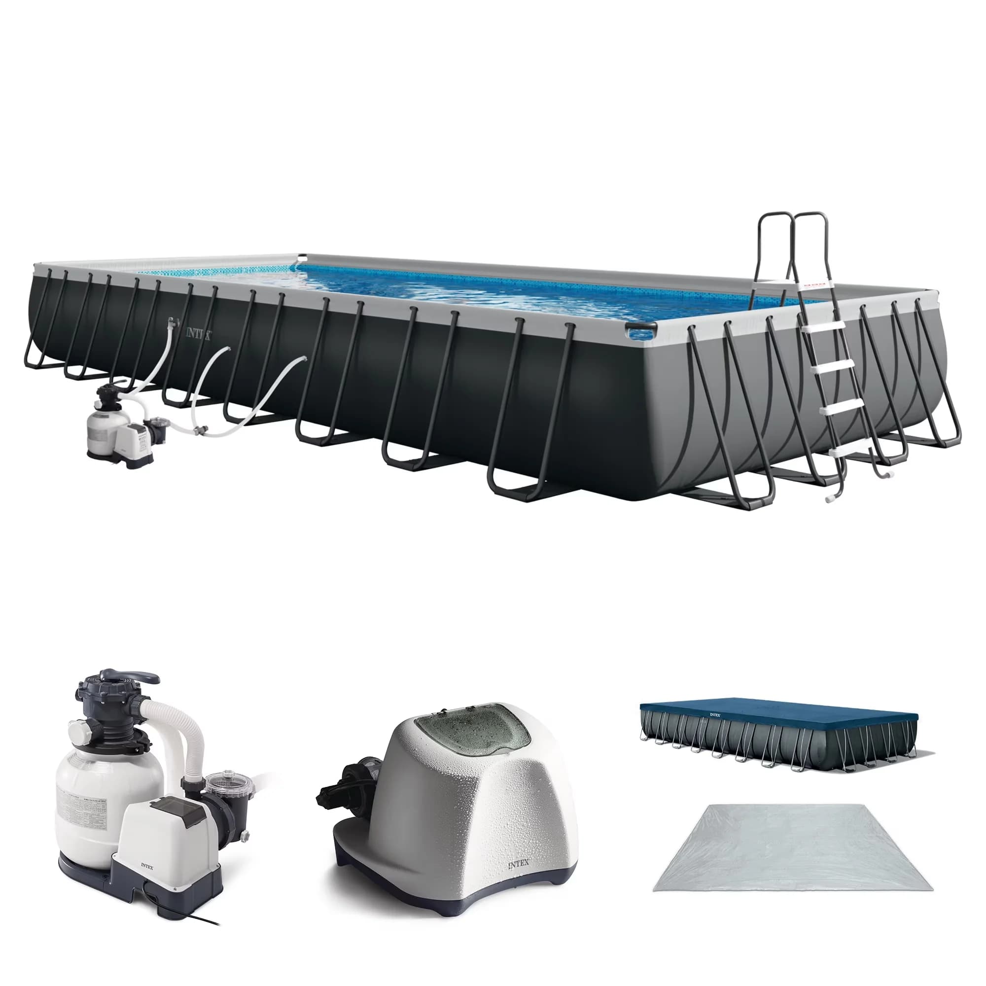 Above Ground Pool Versatile with Puncture Resistant, Uv Resistant - 32ft Model 1F9F63