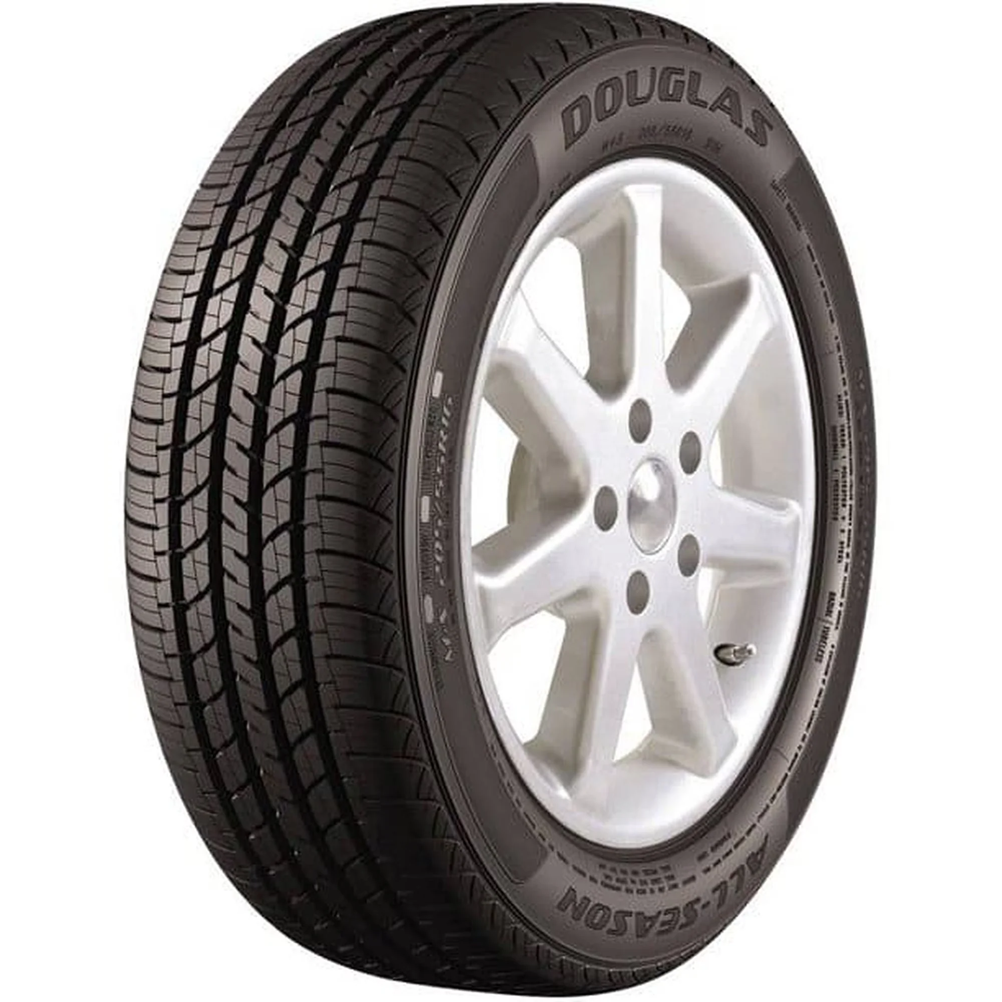 Versatile Car Tire with Fits Multiple Makes And Models, Sidewall style: Black Sidewall, Touring A/S 205/55R16 91H All-Season - Model CEB8B1