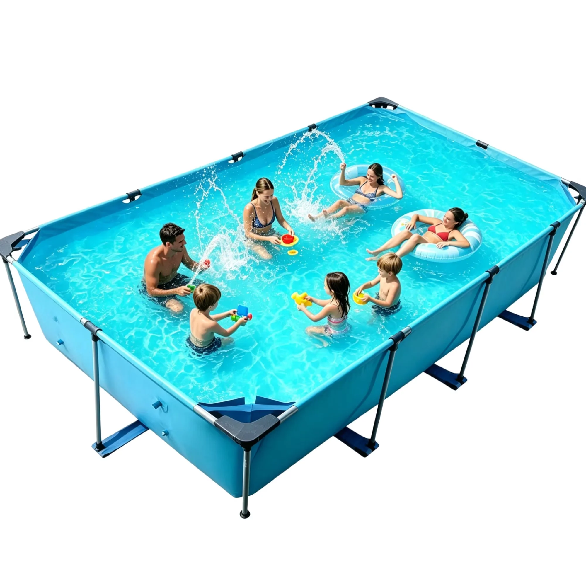 Above Ground Pool Reliable with Uv Resistant - 15FT - Quality Construction Model 1F308A