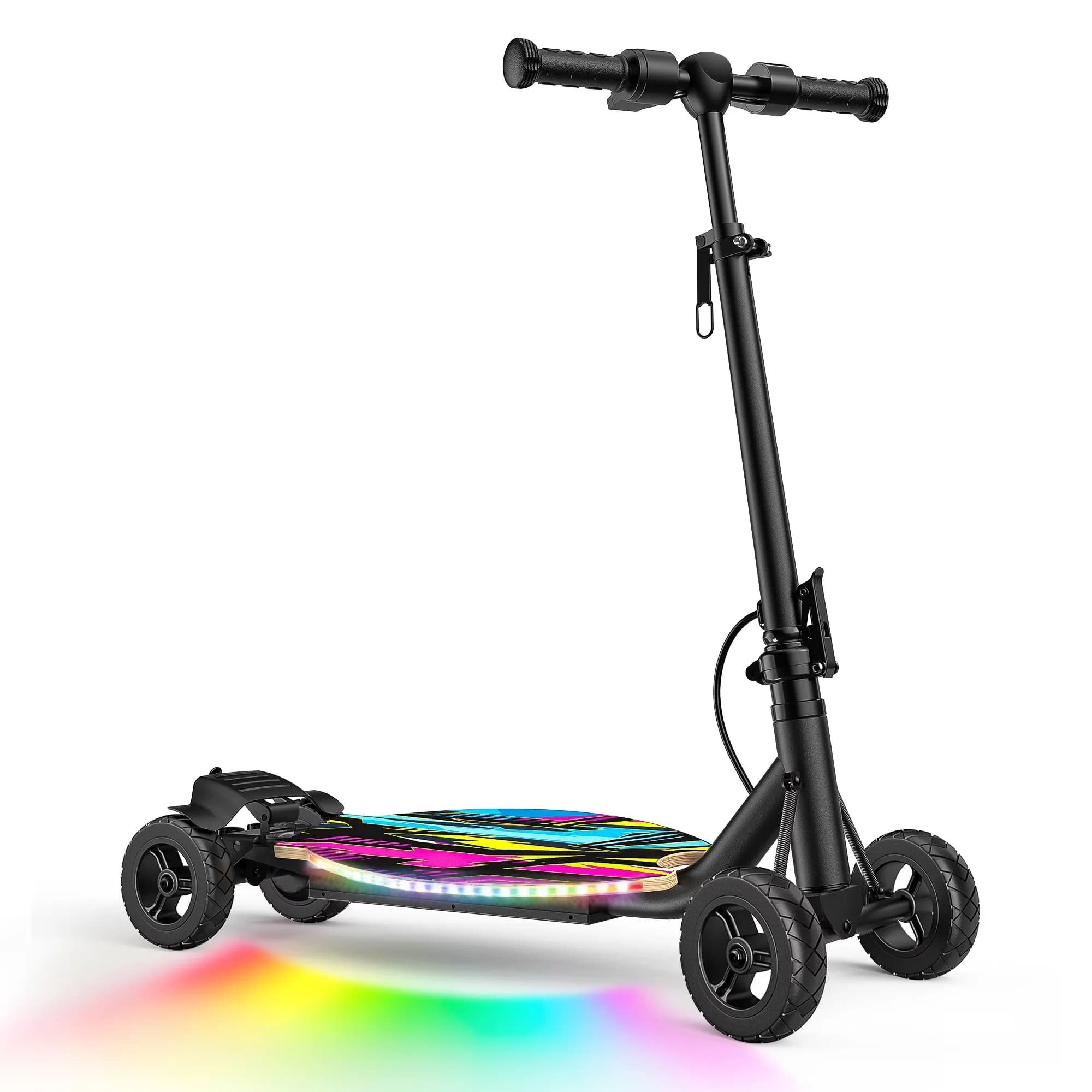 Professional Scooter with LED, 250W, 24V - Black Metal - Reliable Performance Model CAD736
